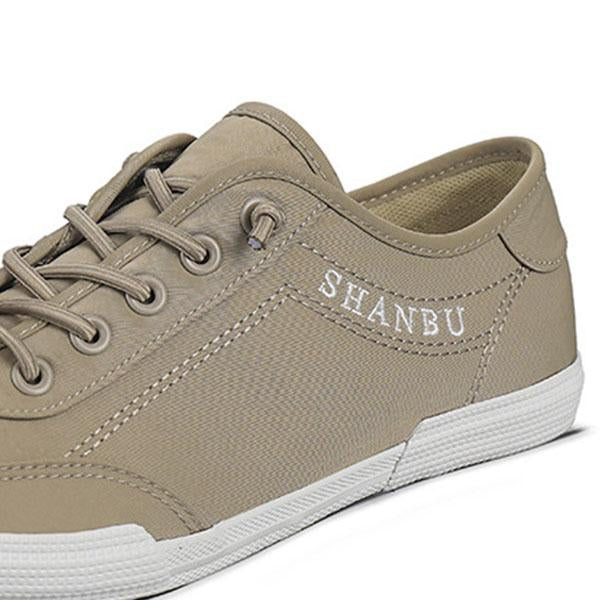 MEN'S CANVAS SOLID COLOR CASUAL SHOES 99664918YL