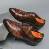 MEN'S LACE UP VINTAGE LEATHER SHOES 03728313YL