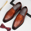 MEN'S VINTAGE WOVEN BUSINESS DRESS SHOES 29515826S