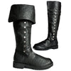 MEN'S RETRO MEDIEVAL LEATHER BOOTS 95622548YL