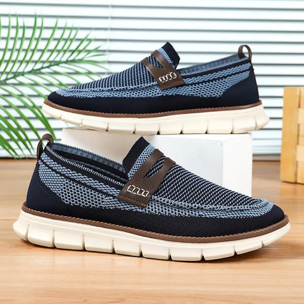 MEN'S MESH BREATHABLE SLIP-ON SPORTS CASUAL SHOES 56535004S