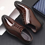 MEN'S CASUAL BUSINESS GLOSSY DRESS SHOES 51704045S