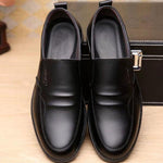 MEN'S SLIP-ON LEATHER CASUAL SHOES 88077305YL