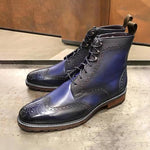 MEN'S VINTAGE ENGRAVED LACE-UP CHUKKA BOOTS 88019061S