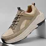 MEN'S RETRO COLOR CONTRASTING LACE UP CASUAL SHOES 46844881YL