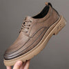 MEN'S LACE-UP CASUAL LEATHER SHOES 07840903YL