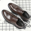 MEN'S CASUAL BROGUE BUSINESS LEATHER SHOES 03491603S