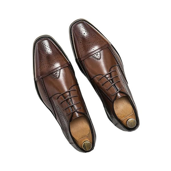 MEN'S LACE UP FORMAL LEATHER SHOES 91176635YL