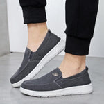 MEN'S ELASTIC SLIP-ON CANVAS SHOES 13142375S