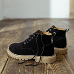 MEN'S CASUAL SUEDE NON-SLIP LACE-UP BOOTS 42308135S