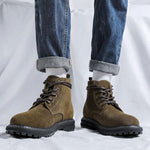 MEN'S CASUAL SUEDE LEATHER LACE-UP BOOTS 95706555S