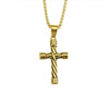 MEN'S RETRO CROSS TITANIUM STEEL PENDANT 36810718S