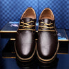 MEN'S CASUAL HAND-STITCHED LACE-UP DRESS SHOES 36734545S