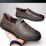 MEN'S SLIP-ON LEATHER SHOES 36485671YL