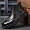 MEN'S BUSINESS PLUSH HIGH TOP WARM ANKLE BOOTS 54253256S