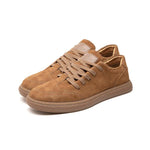 MEN'S CASUAL FROSTED SUEDE LACE-UP SNEAKERS 40179774S