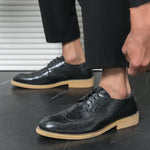 MEN'S STYLISH VINTAGE BROGUE DRESS SHOES 01494288S