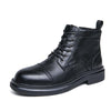 MEN'S RETRO CASUAL LACE UP POINTED BOOTS 44053801YL