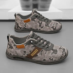 MEN'S RETRO CAMOUFLAGE CASUAL FLAT SNEAKERS 11410527S