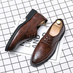 MEN'S BUSINESS DRESS CASUAL LEATHER SHOES 00036334YL