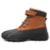 MEN'S CASUAL LACE-UP PLUSH COMBAT BOOTS 26534339S