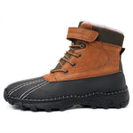 MEN'S CASUAL LACE-UP PLUSH COMBAT BOOTS 26534339S