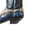 MEN'S EMBROIDERED SNAKE PRINT BLOCK HEEL WESTERN BOOTS 26509052S