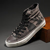 MEN'S CLASSIC LACE-UP RETRO CAMOUFLAGE CANVAS SHOES 61198095S