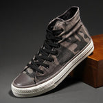 MEN'S CLASSIC LACE-UP RETRO CAMOUFLAGE CANVAS SHOES 61198095S