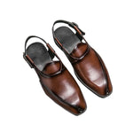 MEN'S RETRO CASUAL LEATHER SLIPPERS 91986562YL