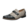 MEN'S RETRO CROCODILE PATTERN DESIGN CASUAL LEATHER SHOES 43307053YL