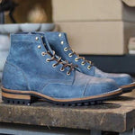 MEN'S VINTAGE BUSINESS CASUAL LACE-UP BOOTS 68799942YL