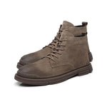 MEN'S STYLISH LACE-UP FLAT MARTIN BOOTS 25622074S