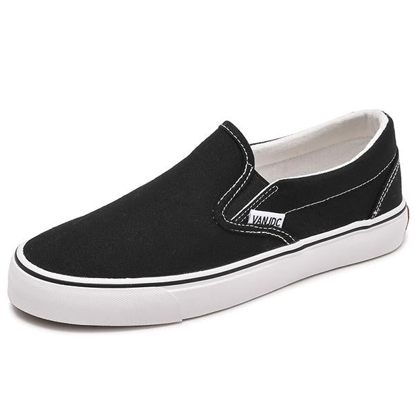 MEN'S CASUAL RETRO SLIP-ON CANVAS DECK SHOES 44317323S