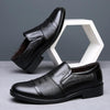 MEN'S CASUAL PLEATED SLIP-ON DRESS SHOES 58022322S