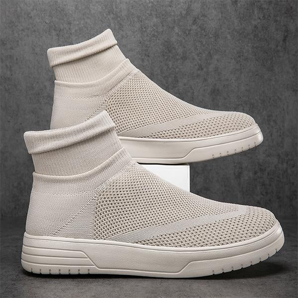 MEN'S MESH HIGH TOP CASUAL SPORTS SHOES 60043780YL