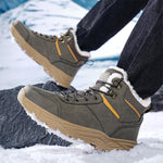 MEN'S LACE UP WARM SNOW BOOTS 92785577YL