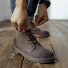 MEN'S CASUAL RETRO LACE-UP MARTIN BOOTS 13857934S