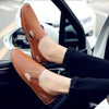 MEN'S LOW-TOP HOLLOW BREATHABLE FLAT DRIVING SHOES 18775993S