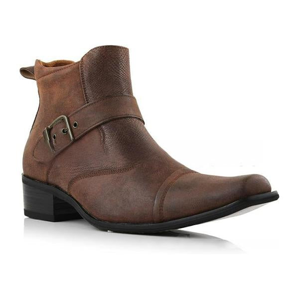 MEN'S RETRO WESTERN ANKLE BOOTS 16137733YL