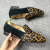 MEN'S RETRO LEOPARD PRINT LOAFERS 44630729S