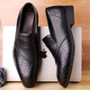 MEN'S STYLISH TEXTURED LEATHER SLIP-ON DRESS SHOES 15279050S