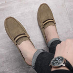 MEN’S SLIPPERS SLIP-ON LOAFERS CASUAL HALF LOAFERS SHOES 92879781YL