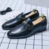 MEN'S STYLISH METAL DECORATION LOAFERS 57598230S