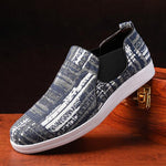 MEN'S CASUAL ETHNIC PATTERN SLIP-ON FLAT SHOES 88906855S