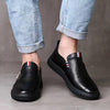 MEN'S SIDE ZIPPER BUSINESS CASUAL SHOES 62051957S