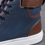 MEN'S COLOR BLOCKED RETRO LACE-UP BOOTS 60038741YL