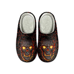 MEN'S HALLOWEEN SKELETON COTTON SLIPPERS 82745095YL