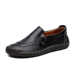 MEN'S BREATHABLE CASUAL LEATHER SHOES 35435922YL