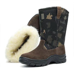 MEN'S WARM PLUSH SNOWPROOF THICK-SOLED SNOW BOOTS 54217781S